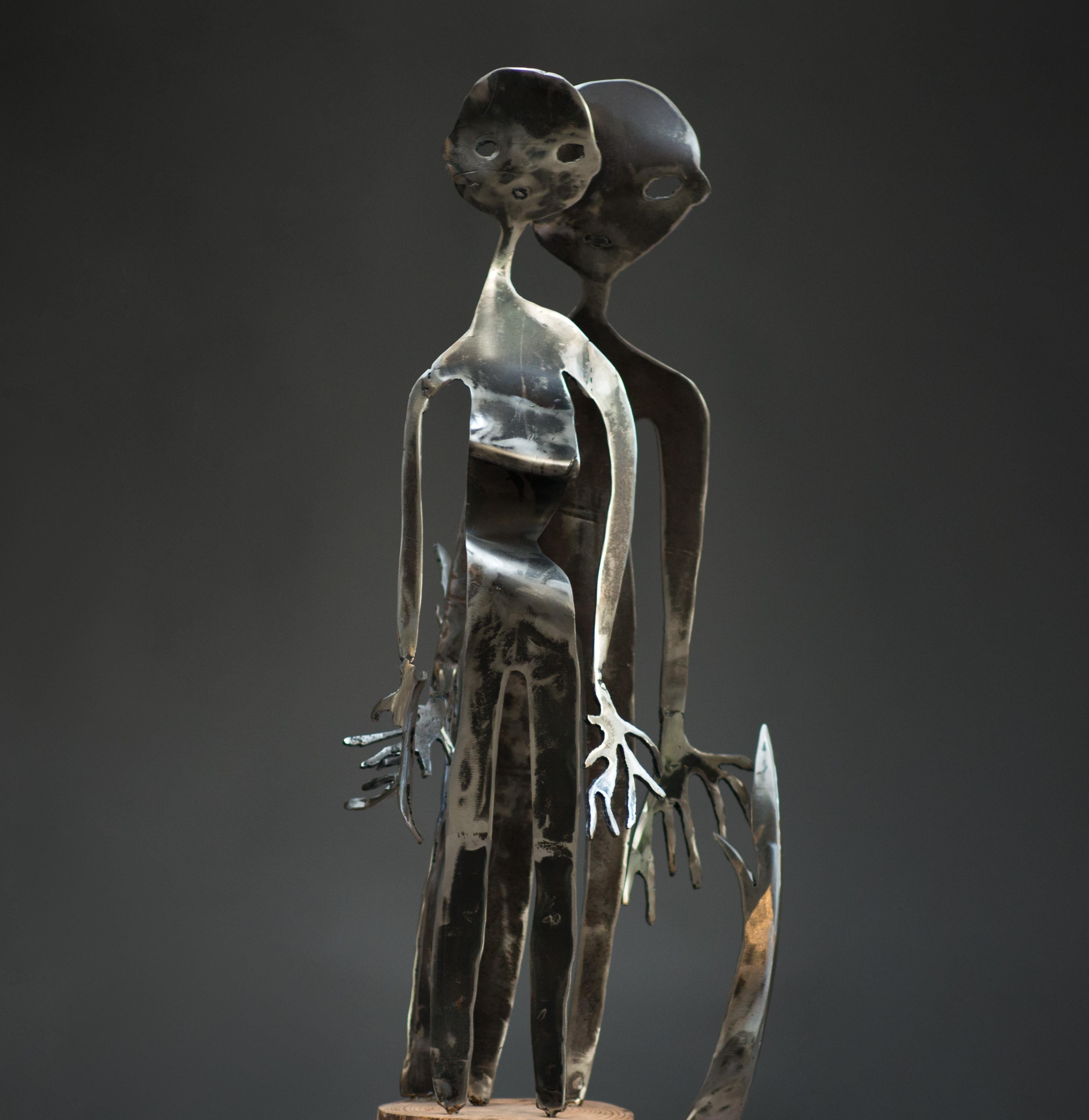 The sky roots - Haude Bernabé, 21. Jahrhundert, Zeitgenössische Metallskulptur im Angebot 1