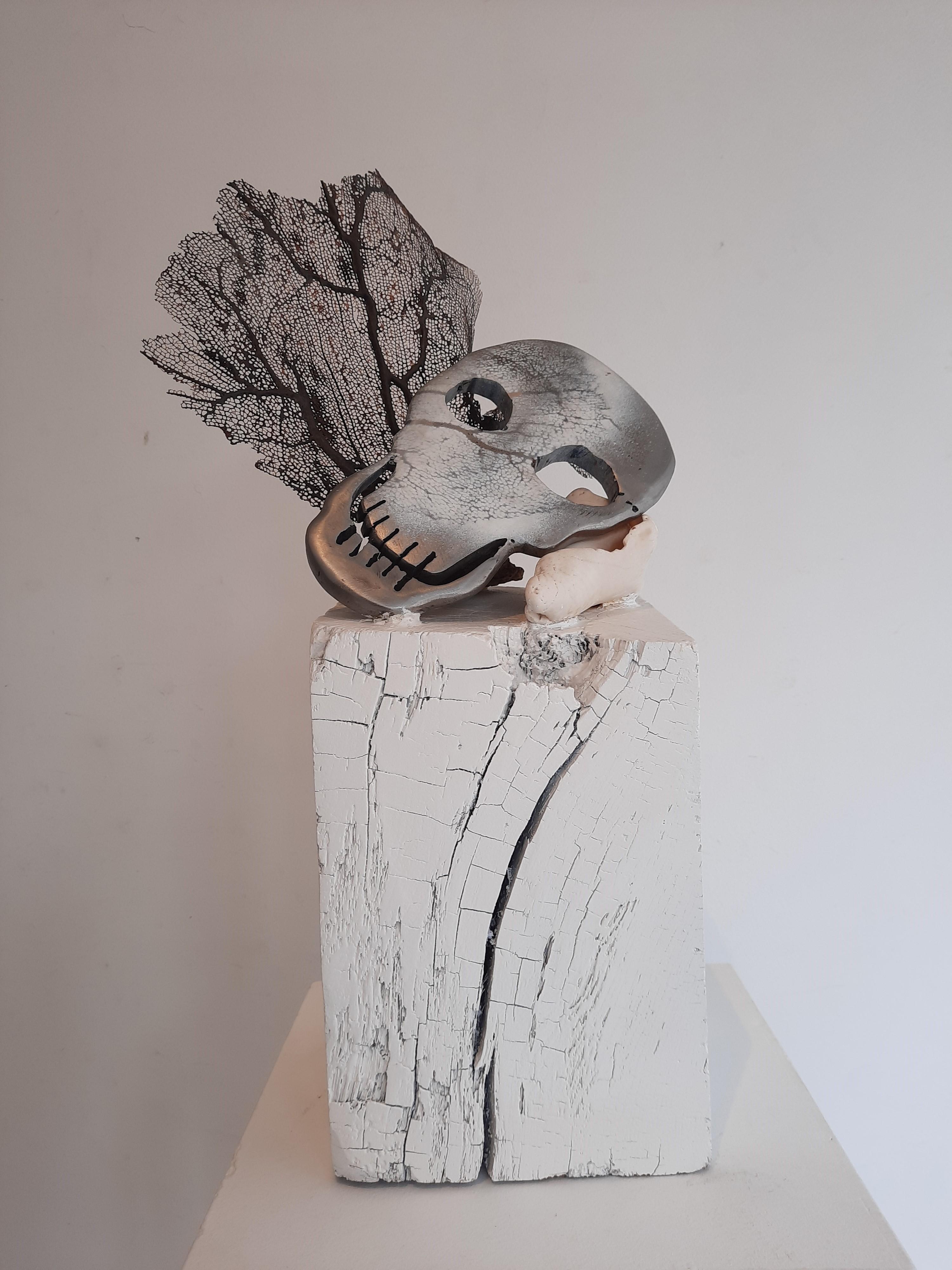 Chroniques - Haude Bernabé, 21e siècle, Sculpture contemporaine en métal, vanité en vente 1