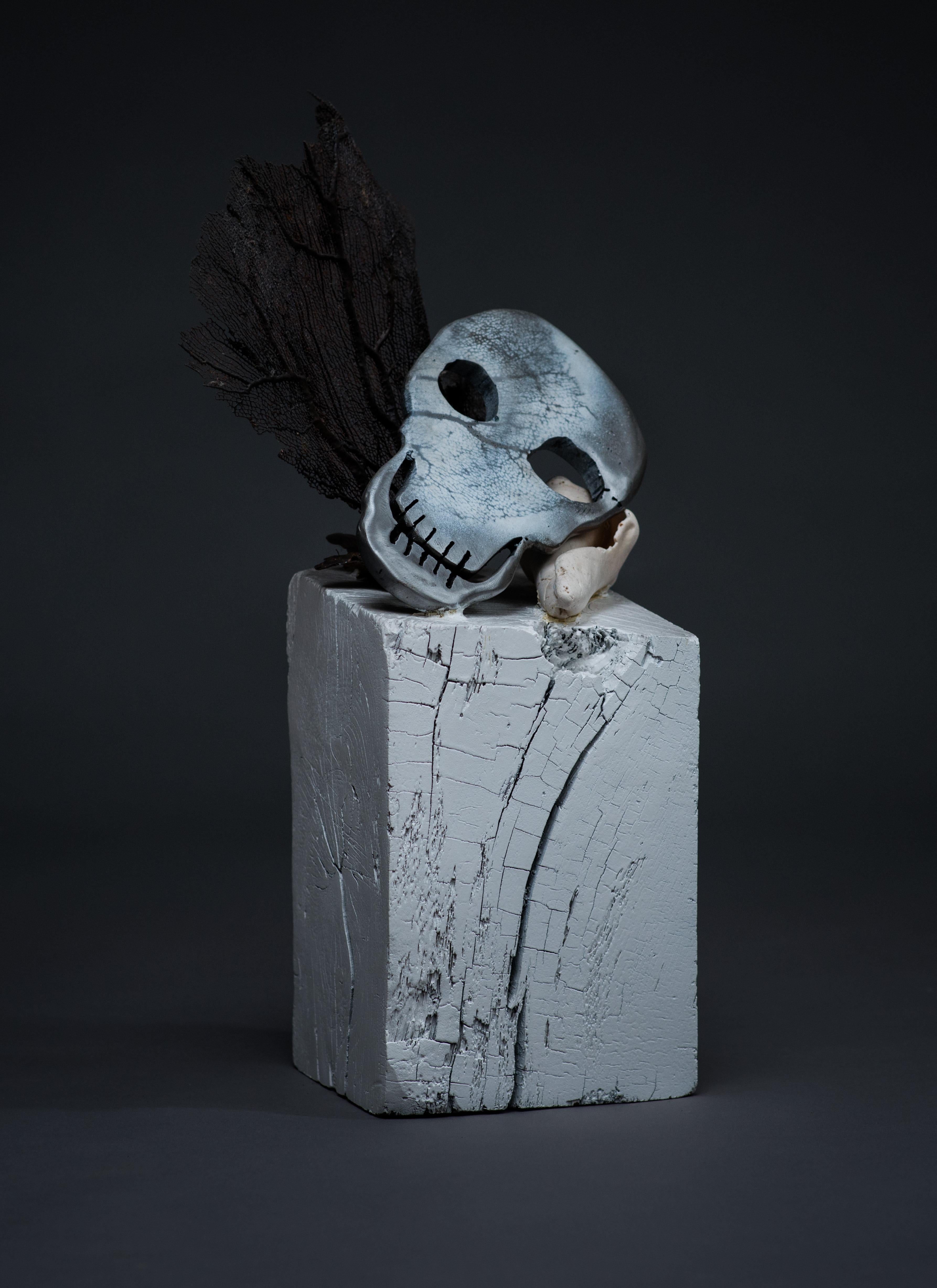 Chroniques - Haude Bernabé, 21e siècle, Sculpture contemporaine en métal, vanité en vente 3