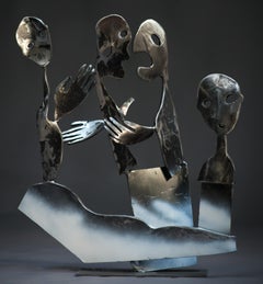 The side lane - Haude Bernabé, 21st Century, Contemporary metal sculpture