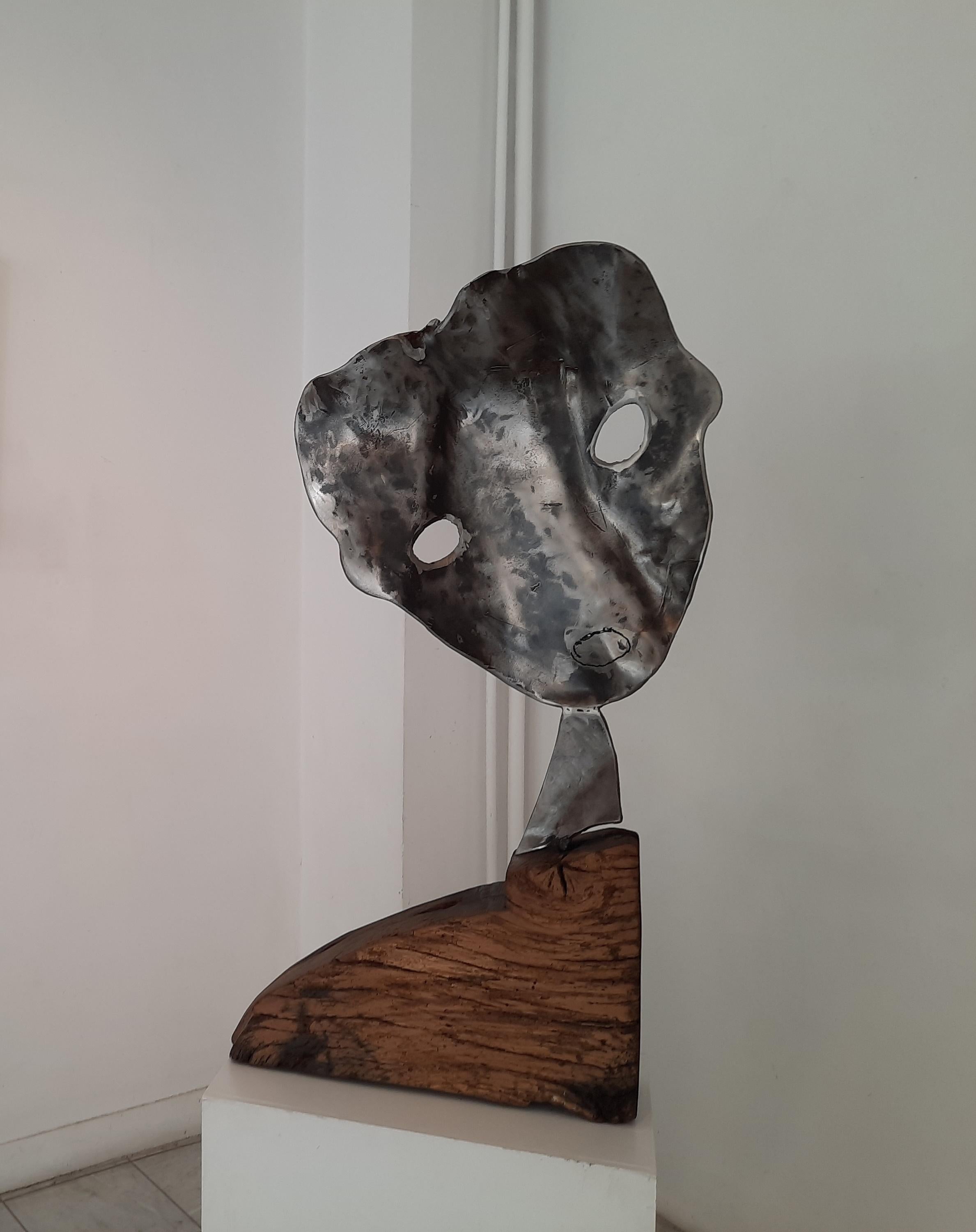 Un sentiment doux - Haude Bernab, 21e siècle, sculpture métallique contemporaine en vente 1