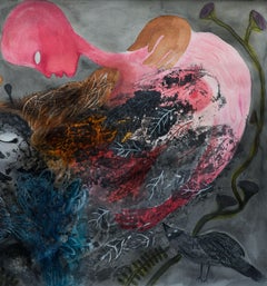 Strangers - Haude Bernabé, 21st Century, Contemporary Figurative Drawing