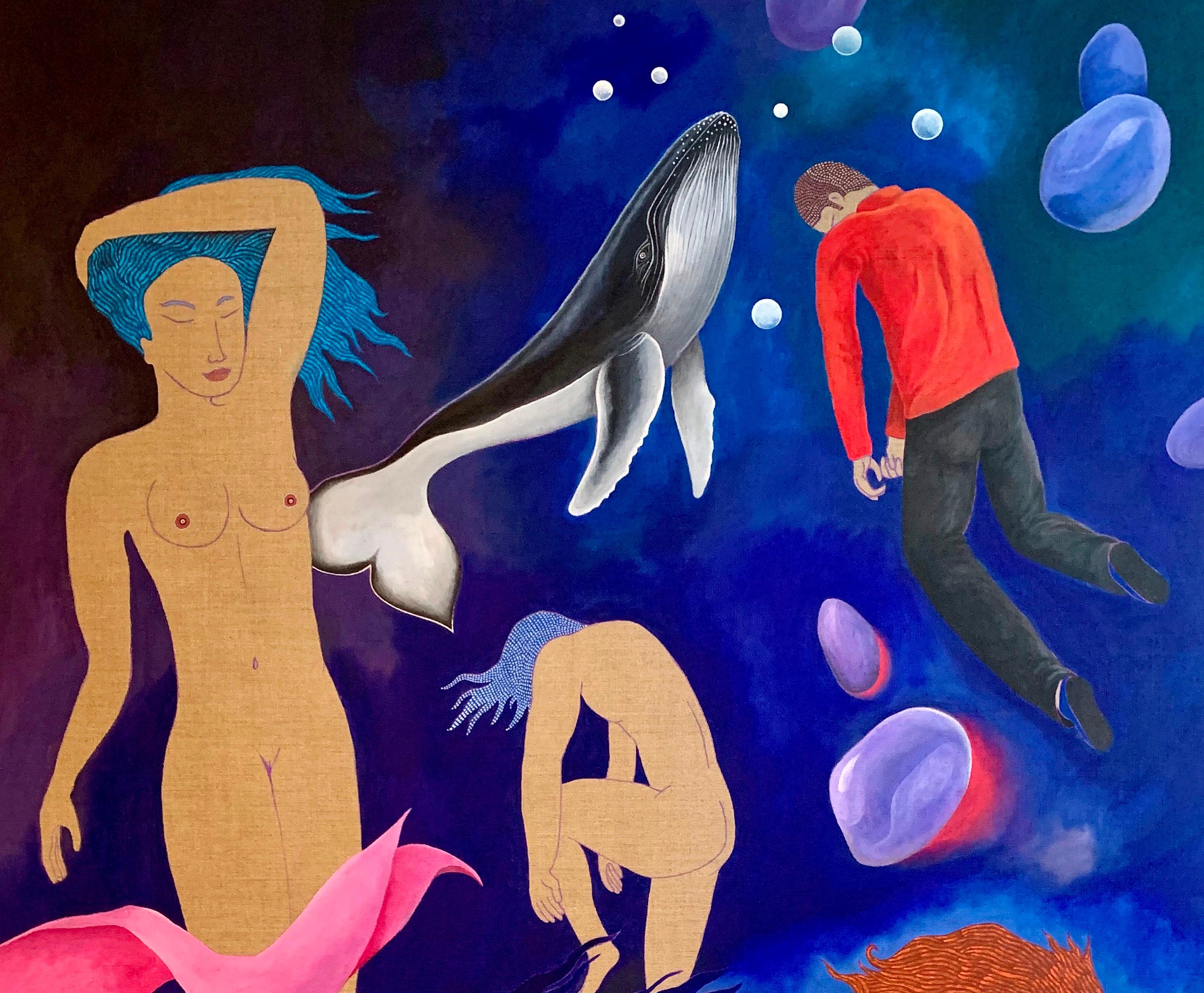 Le dune - Julien Calot, Arte del XXI secolo, Pittura figurativa contemporanea in vendita 1