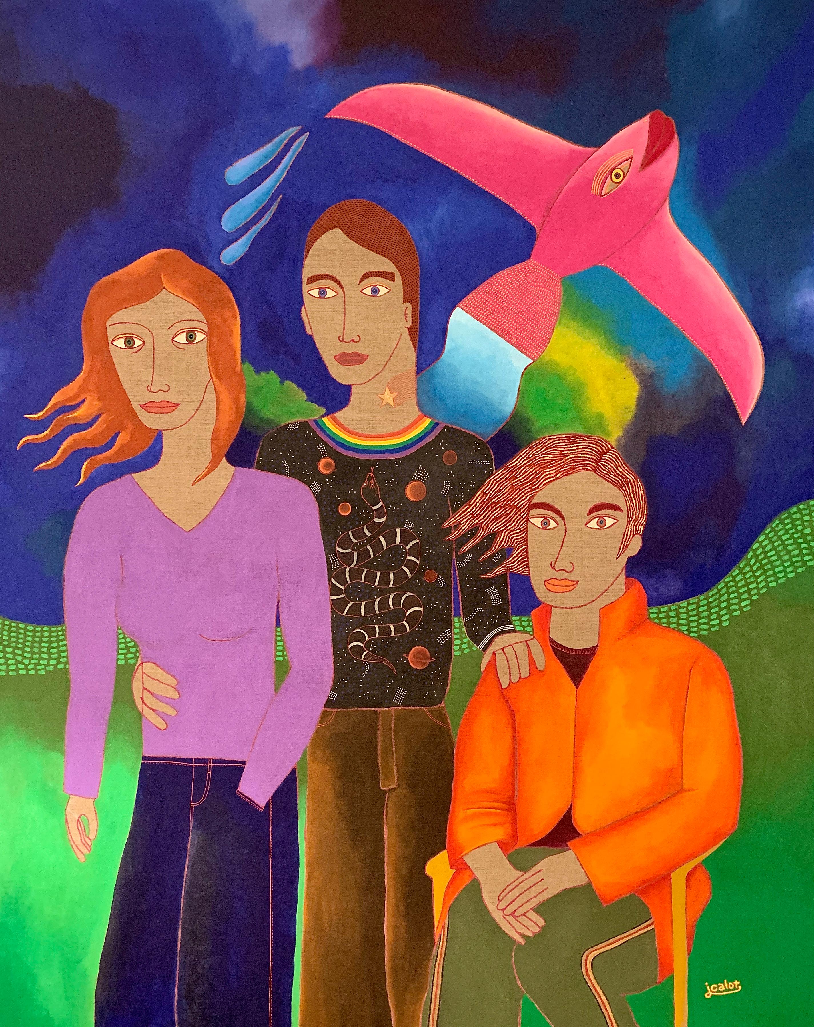 Medianoche - Julien Calot, Siglo XXI, Pintura figurativa contemporánea