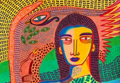 The phoenix - Julien Calot, 21st Century, Contemporary figurative painting