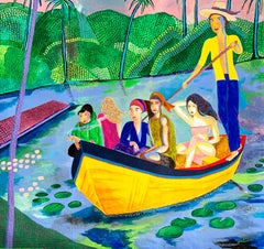 Der Bootsman - Julien Calot, 21. Jahrhundert, Zeitgenössisches figuratives Gemälde