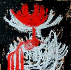 Ohne Titel - Parmis Sayous Zeichnung des 21. Jahrhunderts, iranischer zeitgenössischer Maler