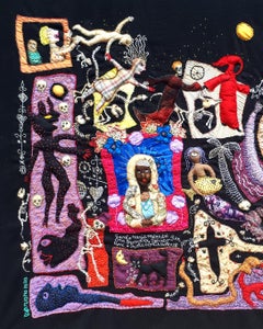 Der Tod hat es ihr gesagt, Barbara d'Antuono, 21st Century Contemporary textile art