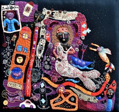Erzuli, Barbara d' Antuono, 21. Jahrhundert Zeitgenössische Textilkunst