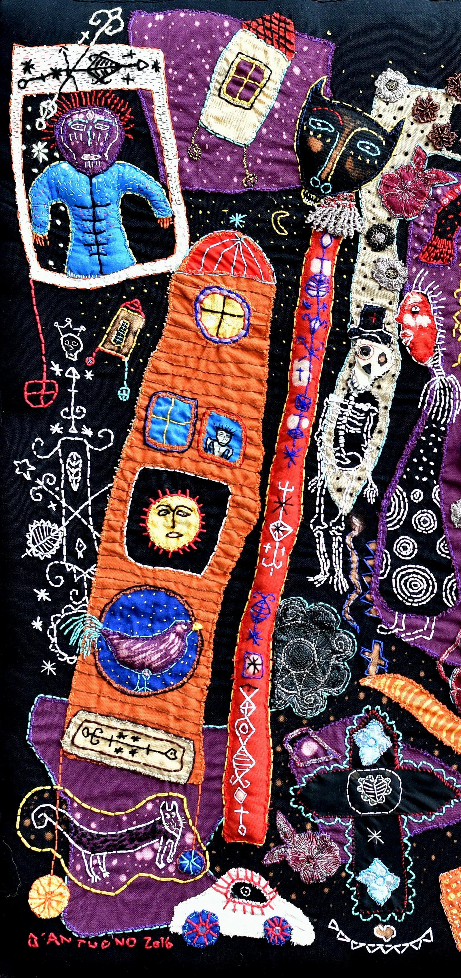 Erzuli, Barbara d' Antuono, Arte tessile contemporanea del XXI secolo in vendita 2