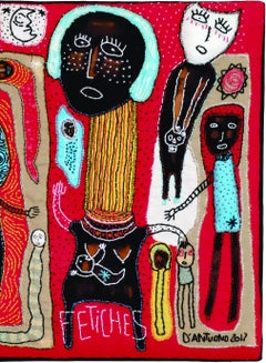 Fetishes, Barbara d'Antuono, 21st Century Contemporary textile art