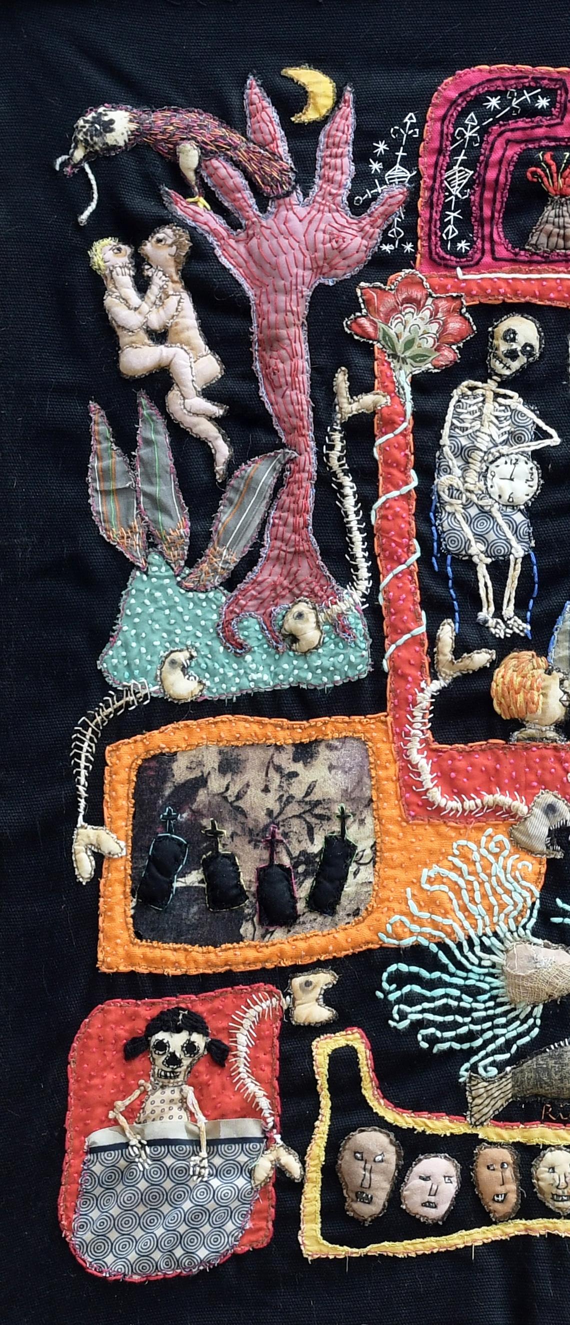 Aún estás a tiempo, Barbara d' Antuono, Arte textil contemporáneo del siglo XXI en venta 1