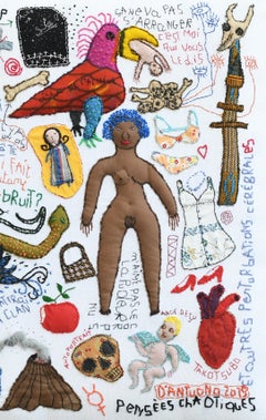 Pensieri caotici #2, Barbara d' Antuono, Arte tessile contemporanea del XXI secolo