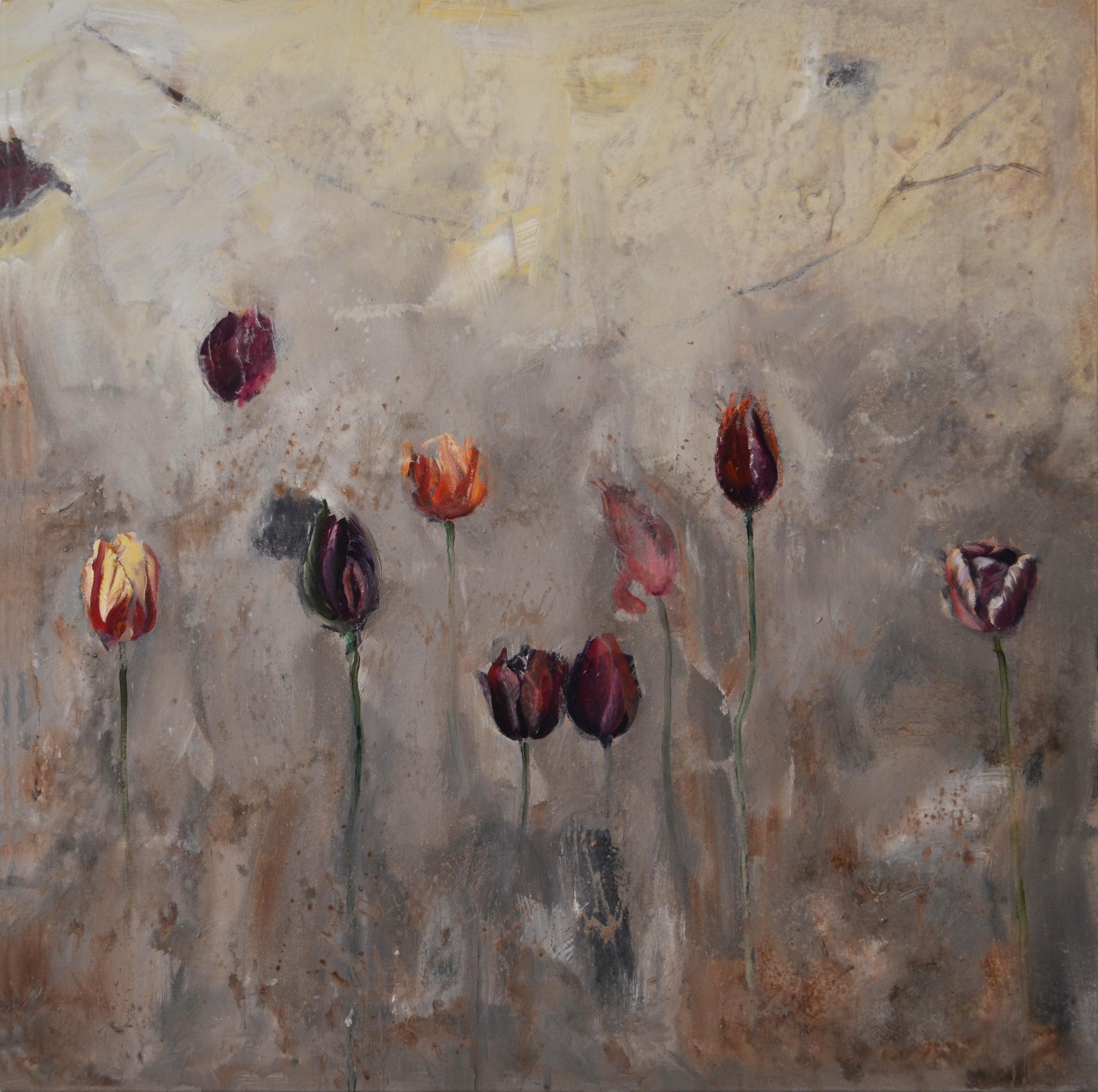 Toon Kuijpers Still-Life Painting - Dutch Tulips 
