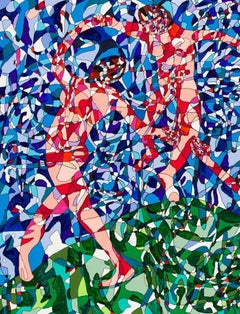 Albrecht Behmel, Dancing with Matisse, Acrylic on Canvas