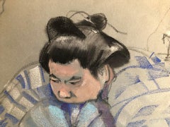 Lynn Matsuoka, SUMO GRAND CHAMPION CHIYONOFUJI, Reading in the Dressing Room