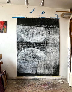 Drawing 14, Series Drawing - Large Format, Charcoal On Paper Panting