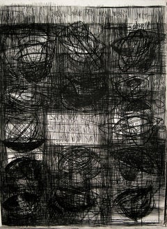Drawing 13, Series Drawing - Large Format, Charcoal On Paper Panting