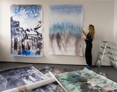 The Sea - Contemporary Abstract Large Format Painting