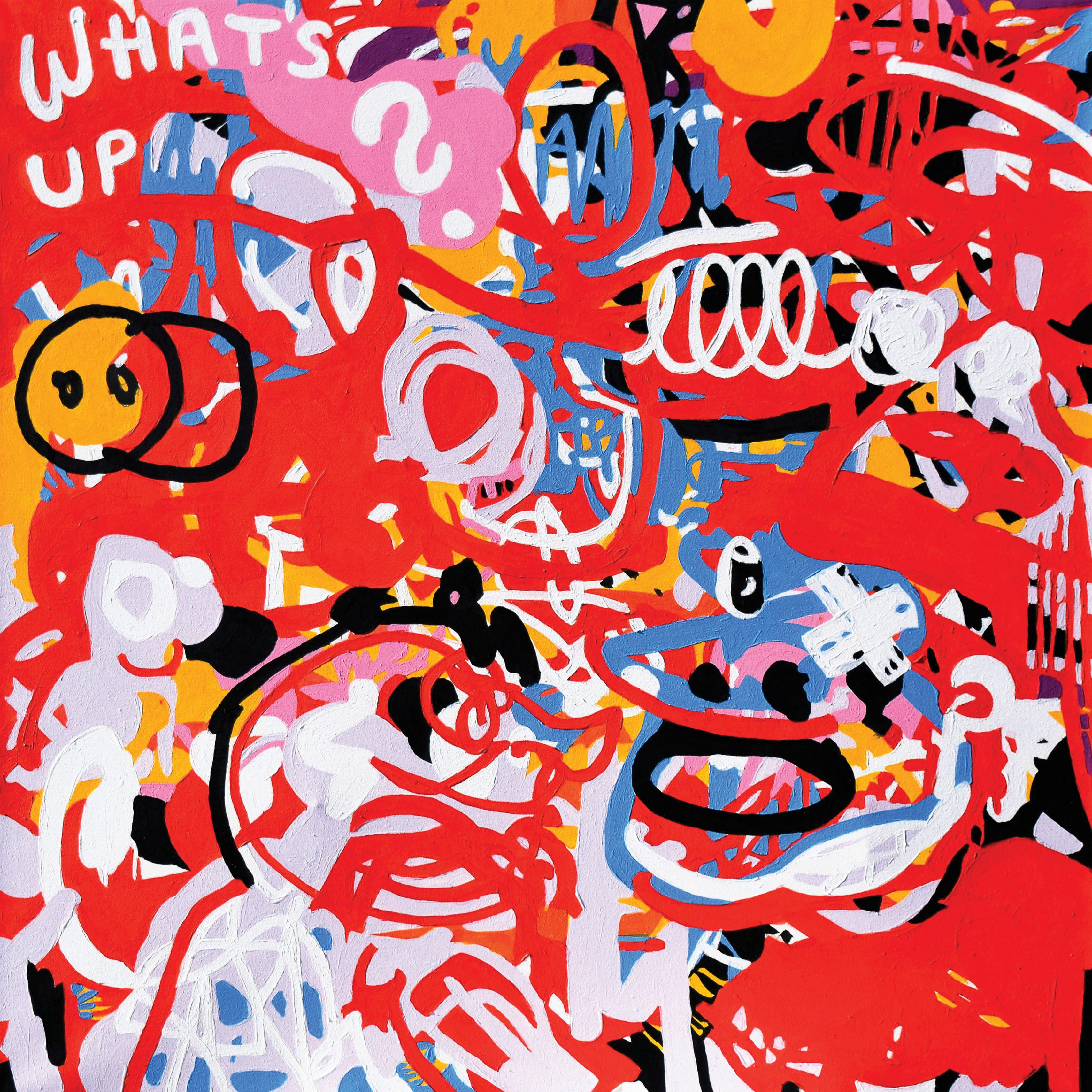 Whats Up II  - Abstraction, Expression, Pop, Street Art, Energetic, Joyful