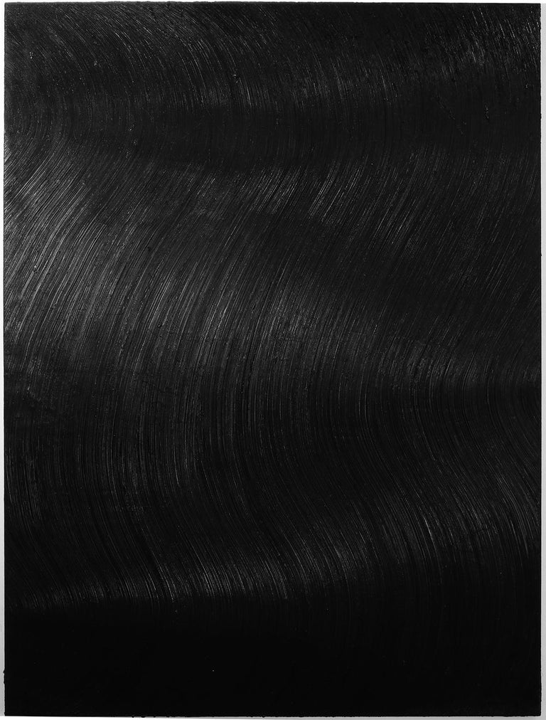 Justyna Smolen Black Xiv Large Format Painting Modern
