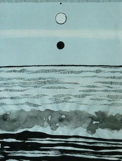Untitled - Abstract Contemporary Landscape, Seascape Painting