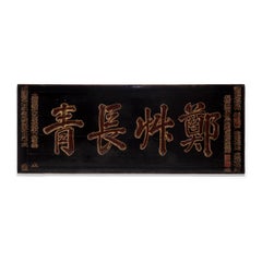 Chinese Eternal Youth Sign of Honor, c. 1850