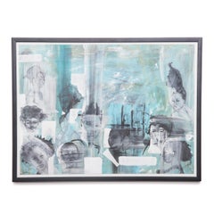 "El pueblo pueblo 5", Pintura sobre papel, 2006
