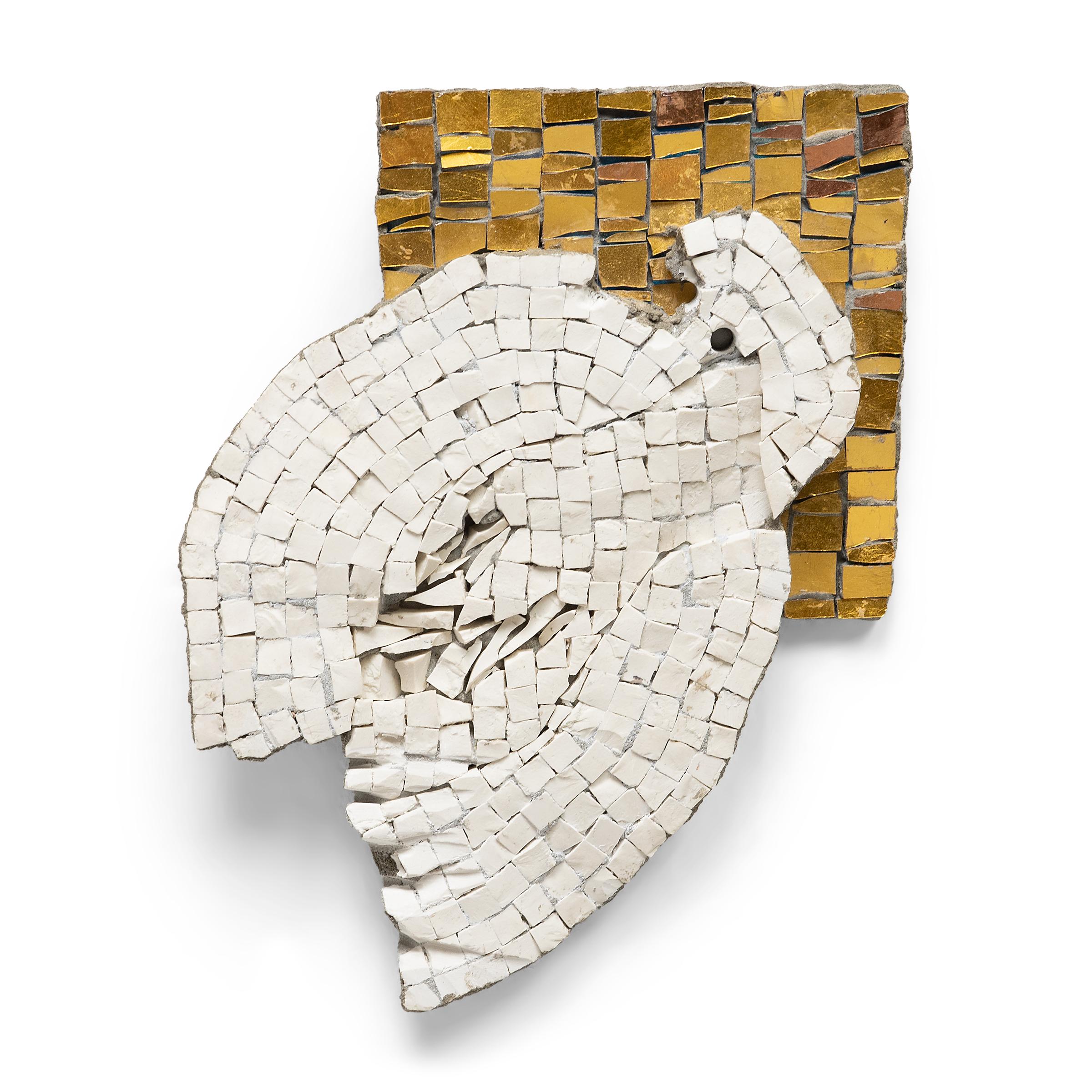 "Raguel", Mosaik in Mischtechnik, 2021