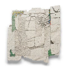 Used "Green in the Corners, " Mixed Media Mosaic, 2021