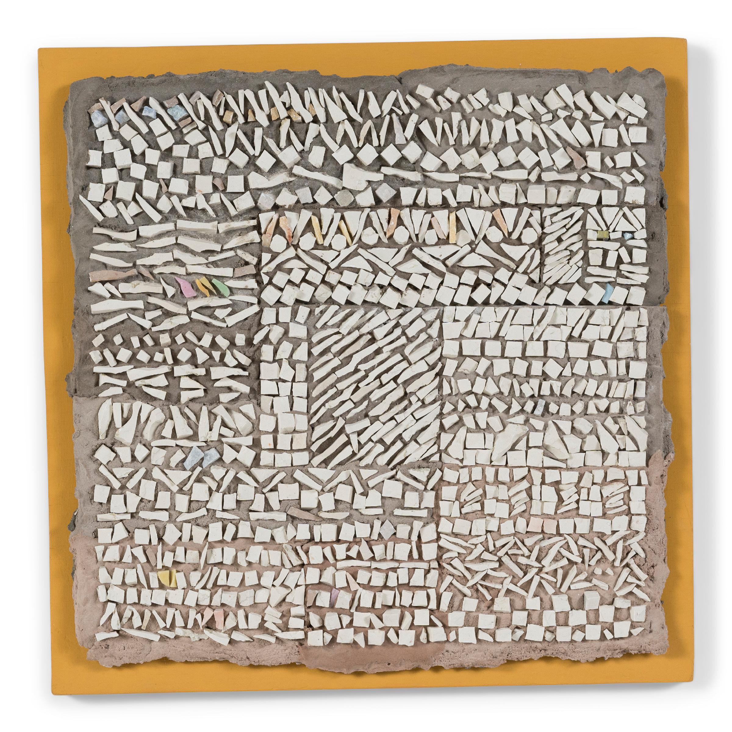 "Diary (2301), " Mixed Media Mosaic, 2023