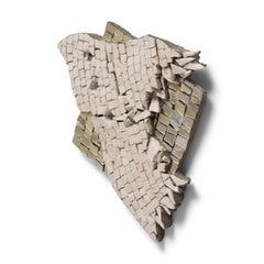 "Jophiel" Abstract Angel Mosaic of Marble & Glass Tile