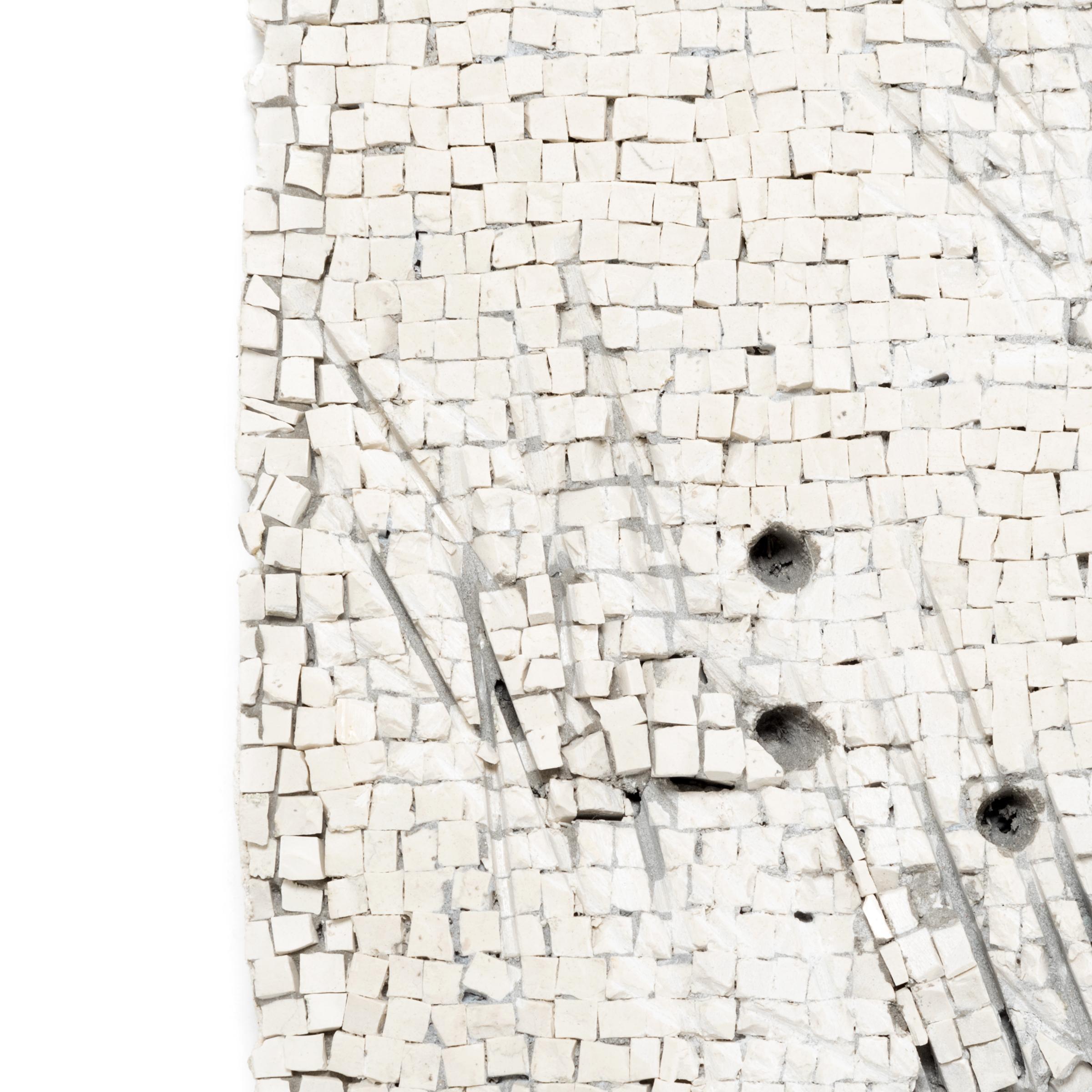 A leader of the cross-cultural craft resurgence, Japan-based artist Toyoharu Kii creates his intricate mosaics with hand-cut Italian marble and smalti, Venetian glass made by the same Italian family for over 400 years. Using traditional Italian