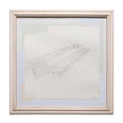 "Disegno per Allegheny + Ludlum Car", Grafite su carta, 2019