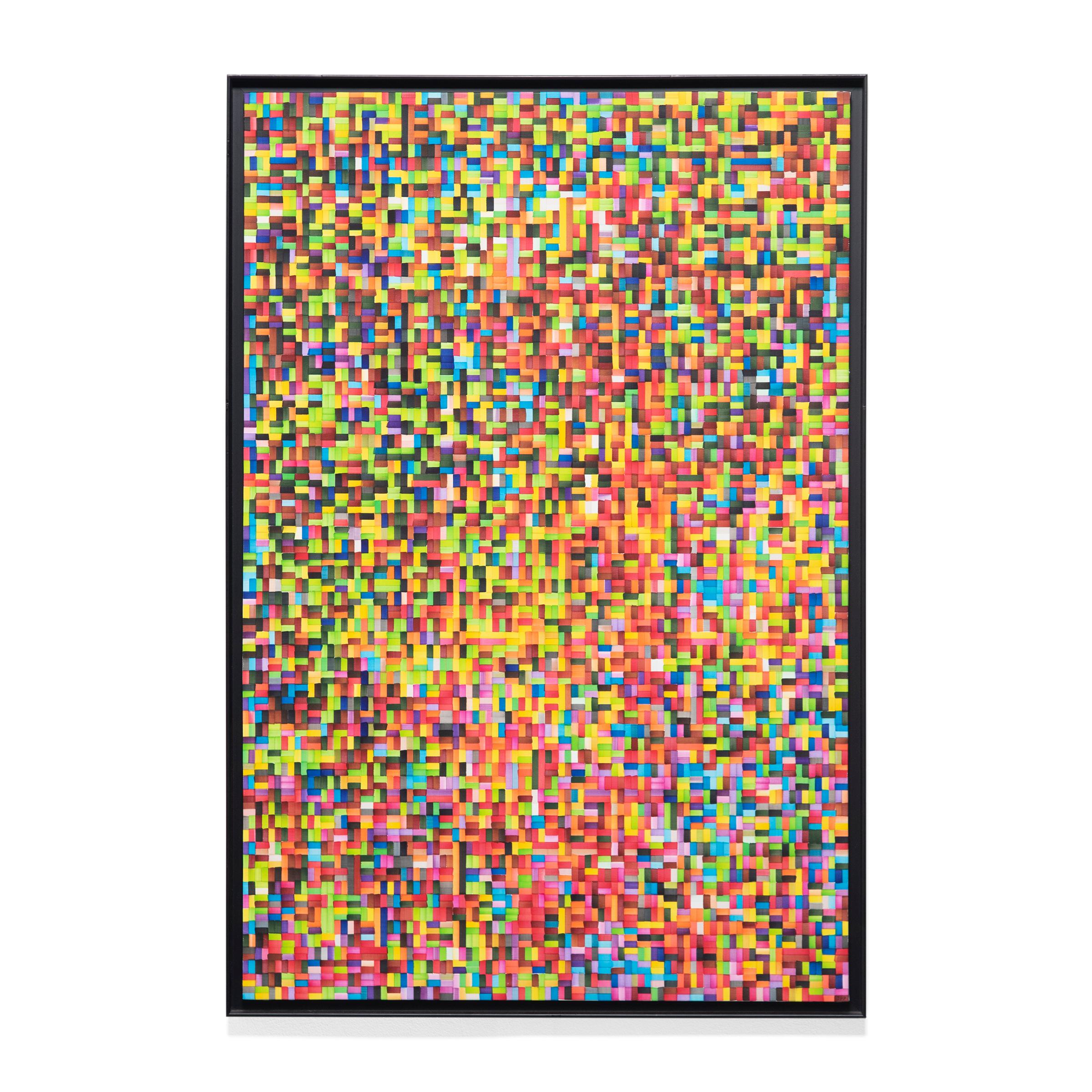 „Study for SWEEPS“, Pigmenttinte auf Leinwand, 2018 – Painting von Jan Pieter Fokkens