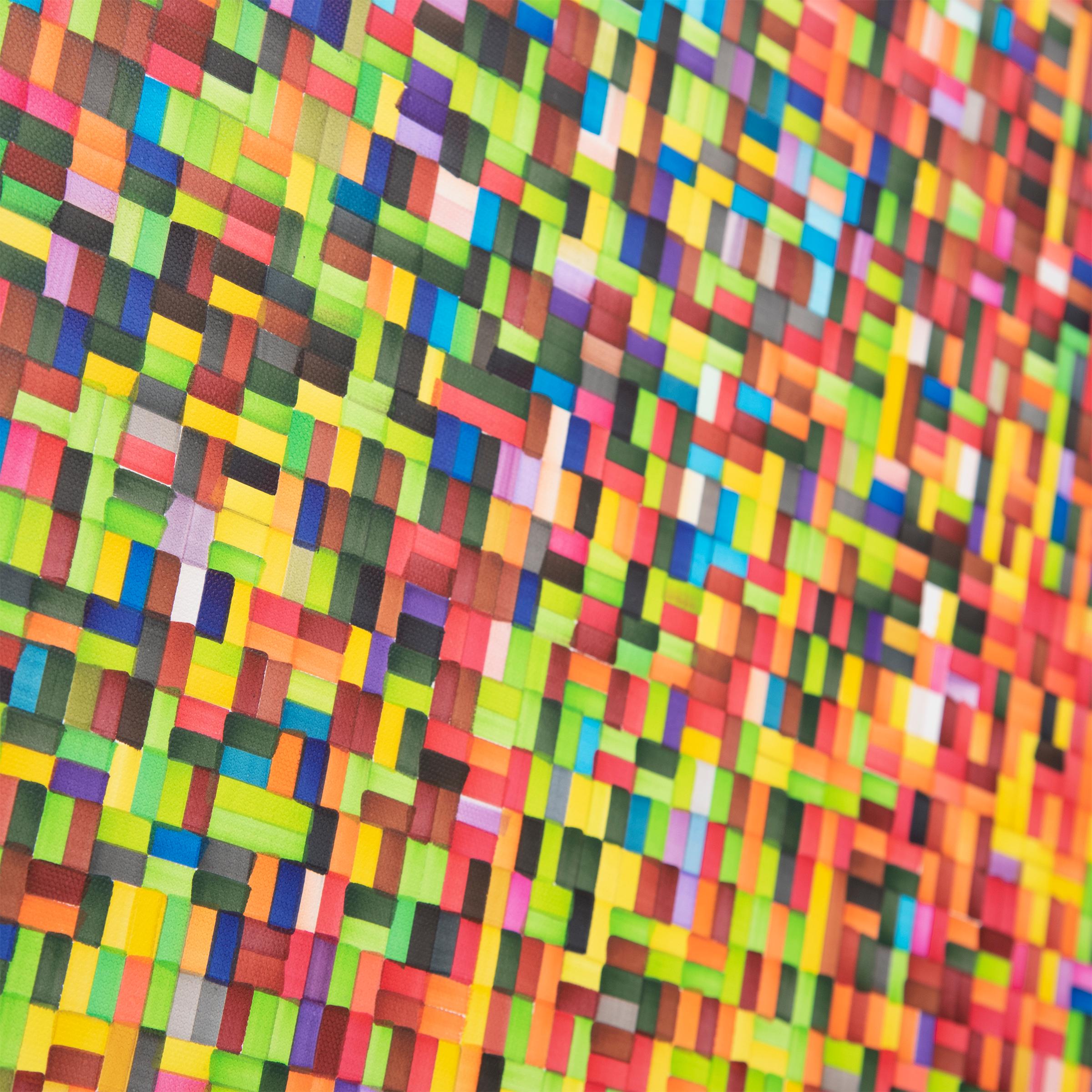 „Study for SWEEPS“, Pigmenttinte auf Leinwand, 2018 (Abstrakt), Painting, von Jan Pieter Fokkens