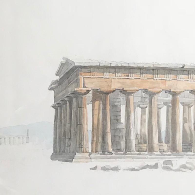 drawing of temples