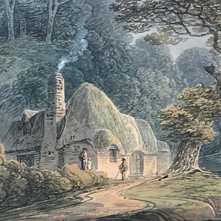 Une chaumière - peinture de paysage du 19e siècle par William Payne en vente 3