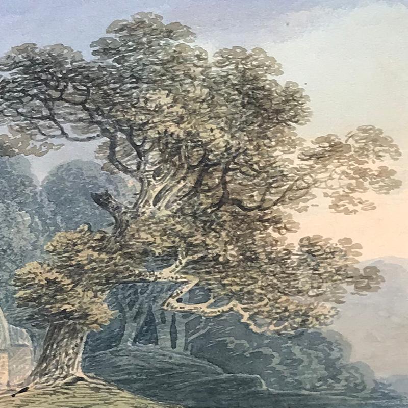 Une chaumière - peinture de paysage du 19e siècle par William Payne en vente 4