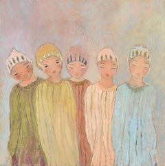 „Children of the World“ („Enfants du monde“), Ölgemälde, Katherine Dubourdieu