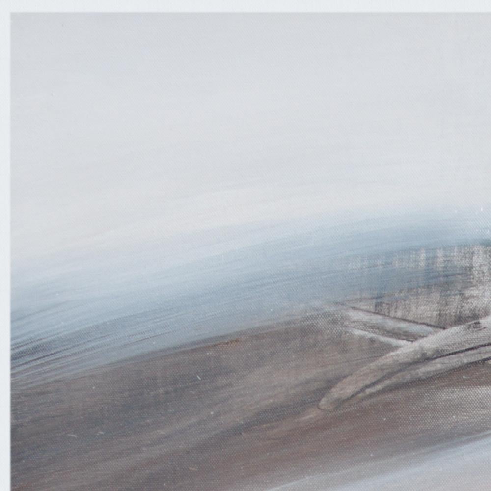 Pittura grafica astratta rossa in bianco e nero in vendita 8