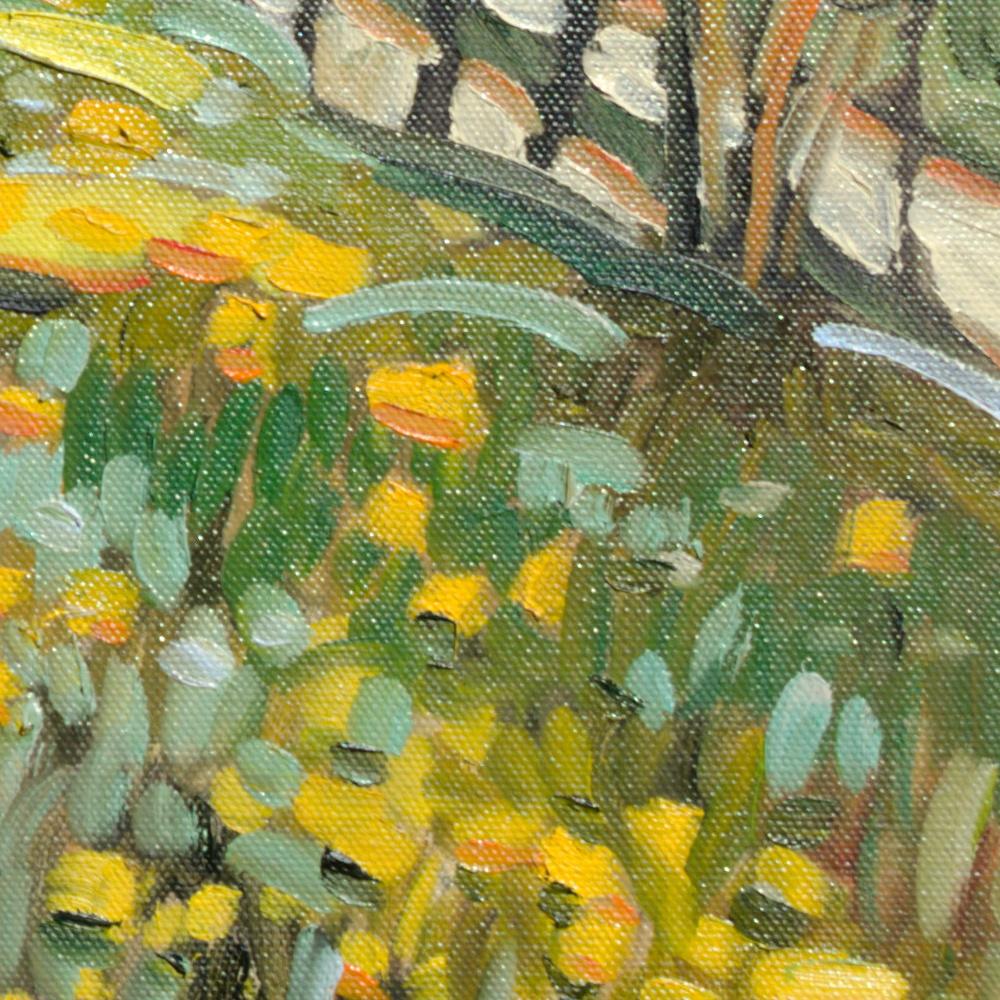 yellow dandelion painting