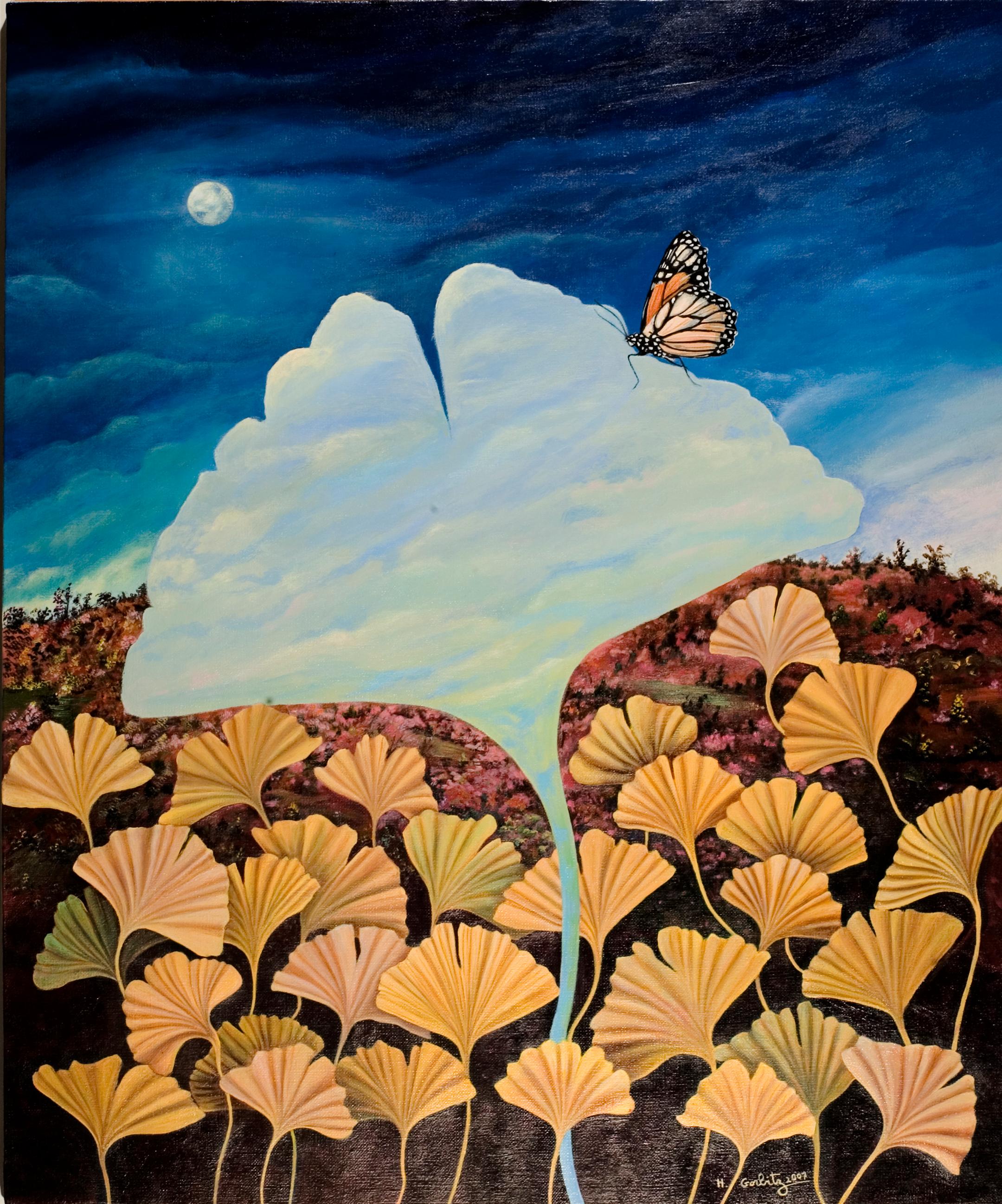 surreal acrylic painting