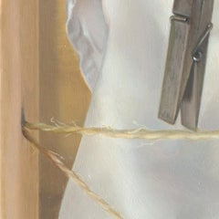 “The Tightrope Walkers”, Clothes Pins’ Performance, Symbolist Oil Painting