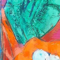 "Botanical Detail", Inspirations from Medlar Tree, Mixed Media Painting