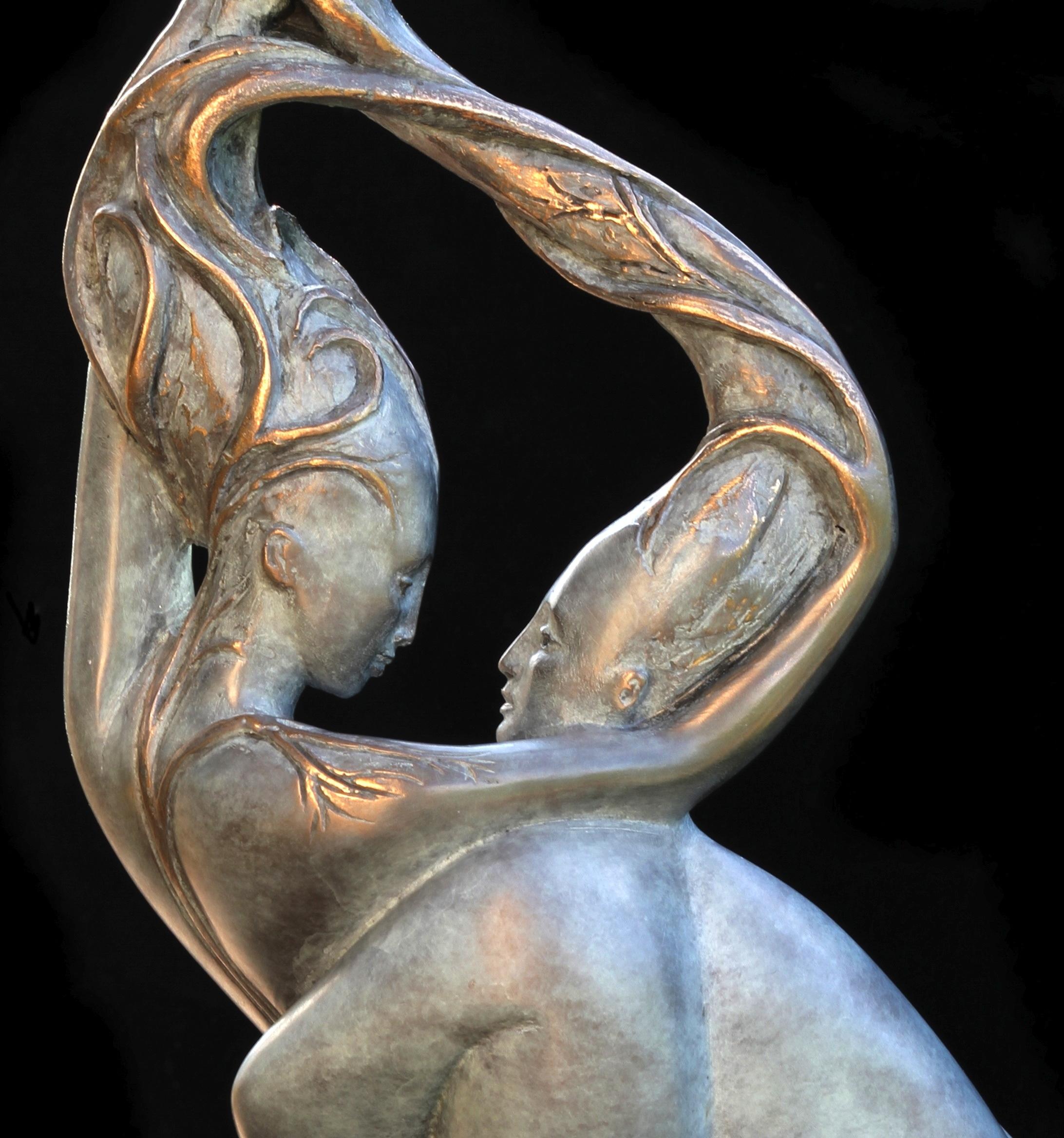 This Bronze by Isabelle Jeandot is one edition of a limited series of twelve original sculptures, and it will be delivered with the certificate of authenticity provided by the foundry.

Passionate about the spirit, with her timeless and universal