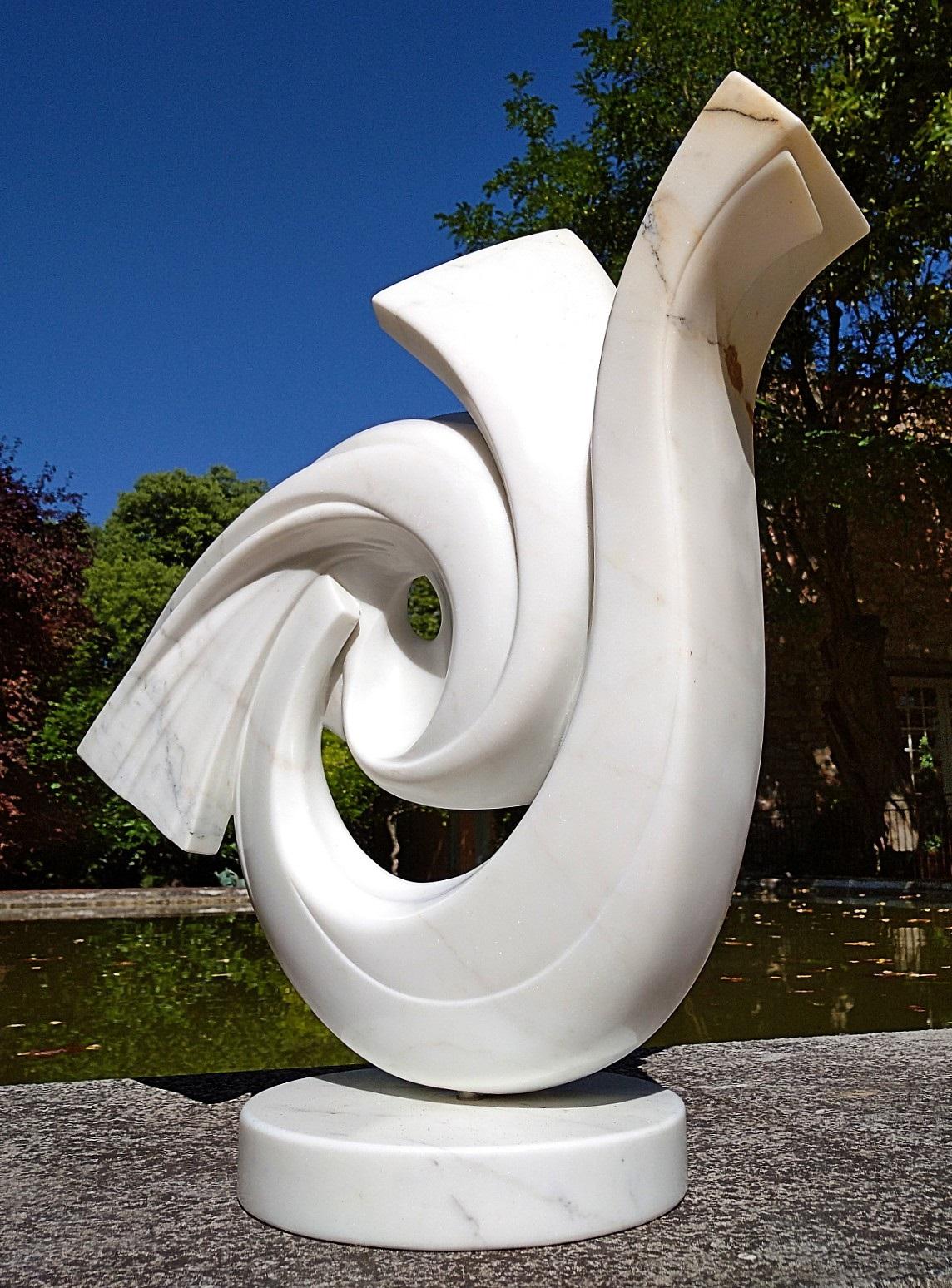 abstract marble sculpture