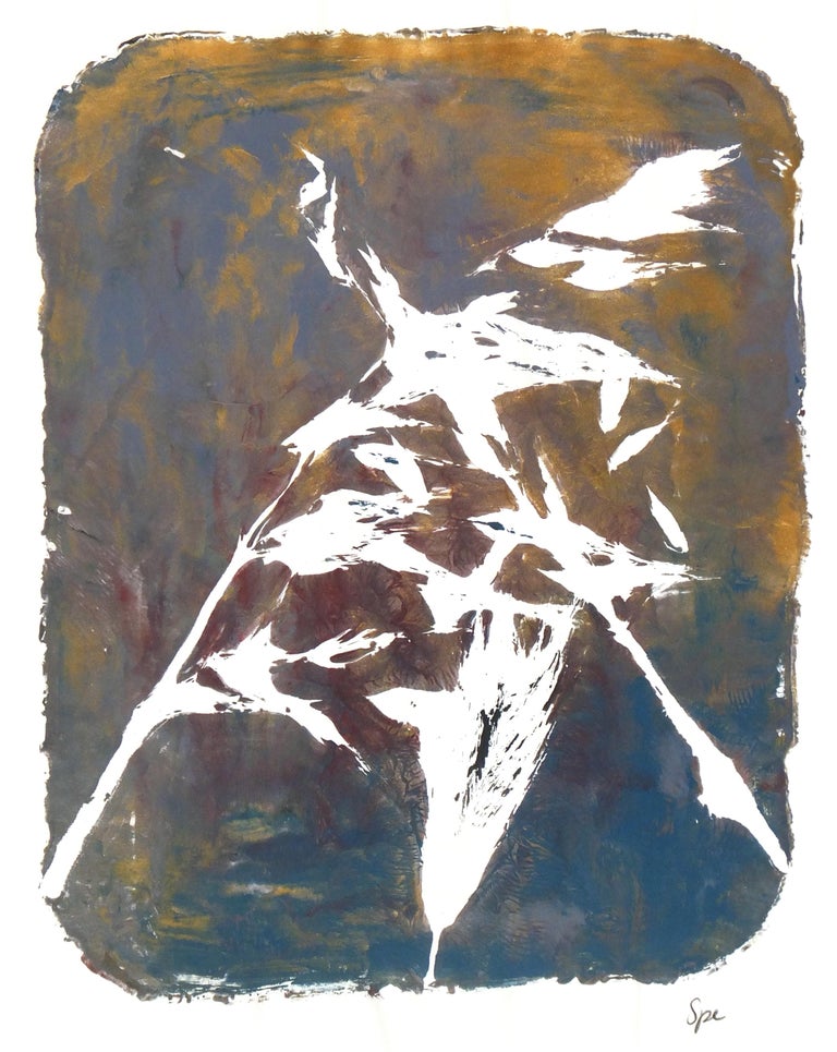 Spe - English Abstract Painting - Modern Grass For Sale at 1stDibs ...