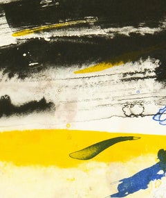 Bright Colored Streak Contemporary Abstract