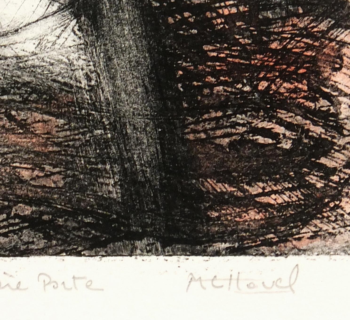 Abstract Etching - La Dernière Porte (The Last Door) - Print by MC Havel